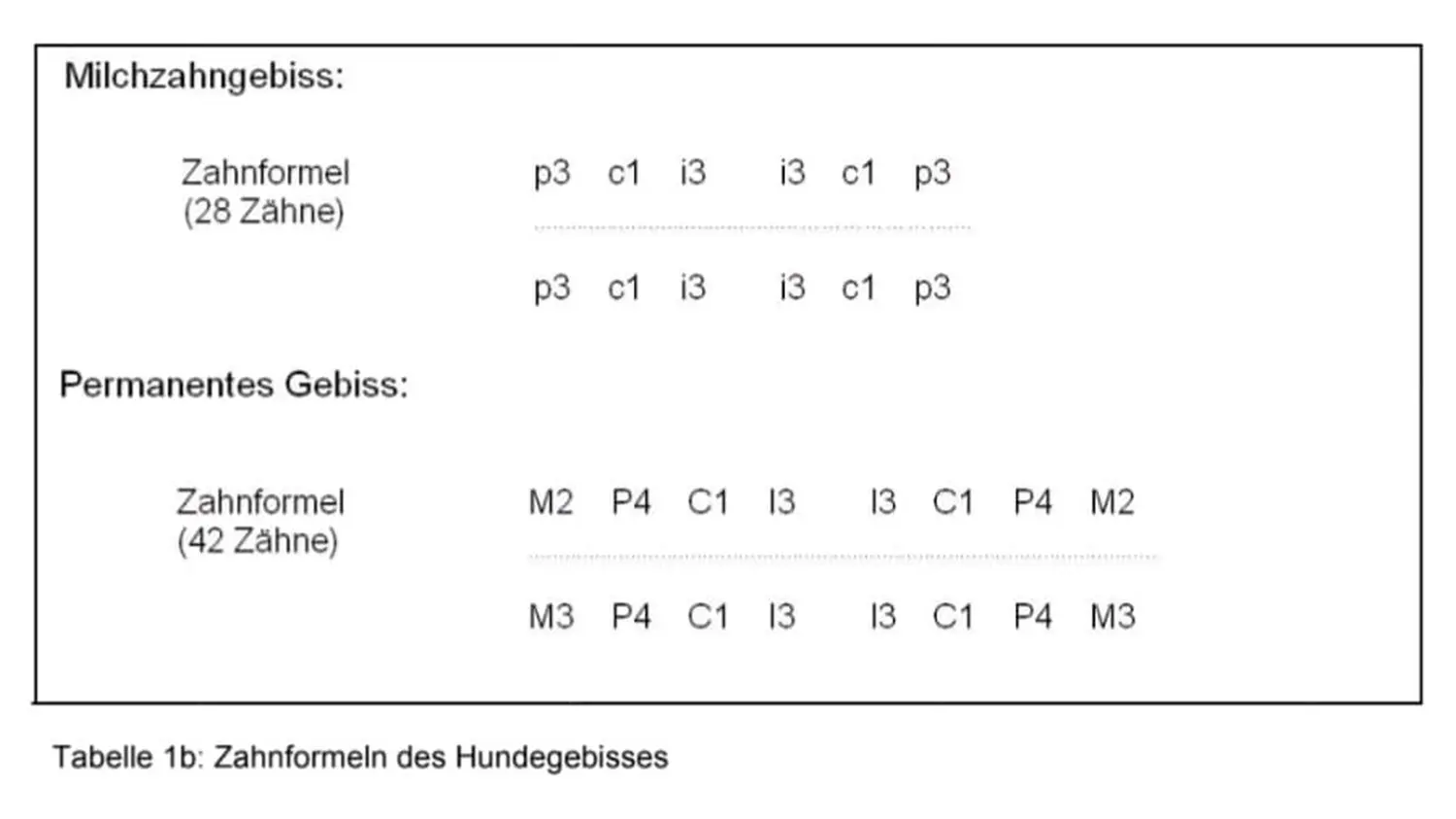 Pomeranianzucht - Hunderasse - Tabellendiagramm