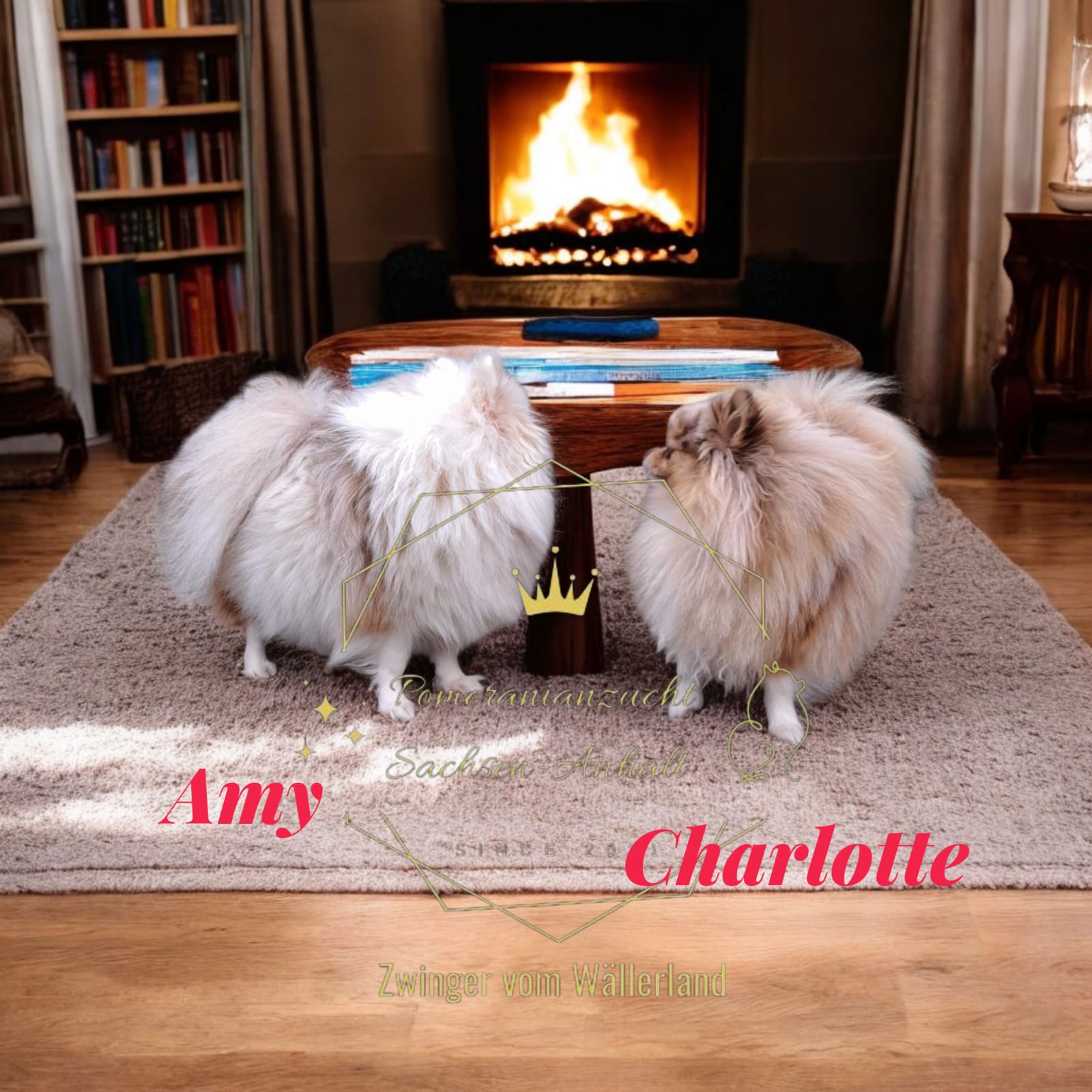 Pomeranianzucht - Hunderasse - Hündin Sharlotte 